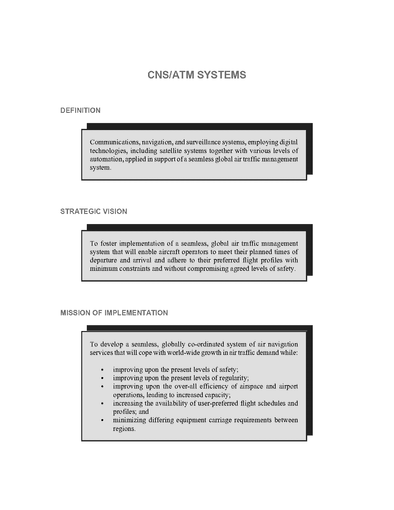 communication navigation surveillance air traffic management pdf